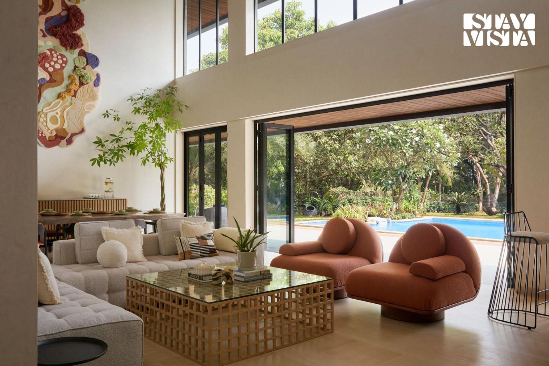 Reflection House By Stayvista With Pool, Terrace Bar, Indoor Games & Exquisite Interiors In A Nutshell Alībāg Exteriör bild